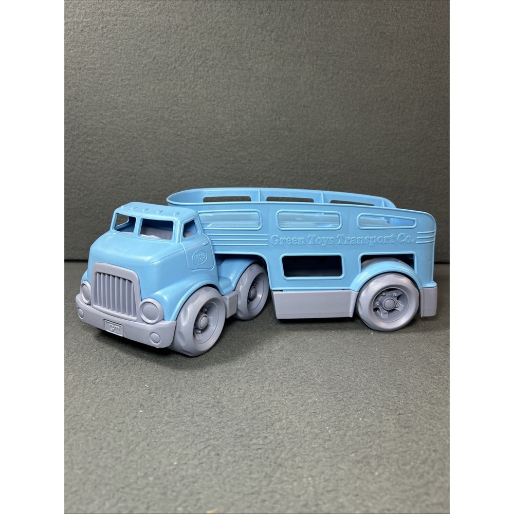 Green Toys Transport Co Blue Car Carrier Truck